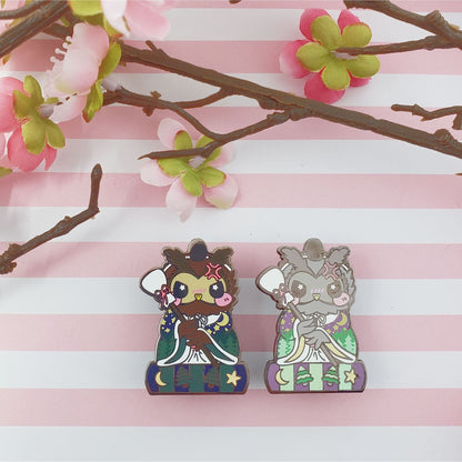 Girls Day Hinamatsuri Enamel Pins ~ Drunk Helper Owl