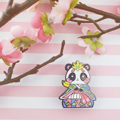 Girls Day Hinamatsuri Enamel Pins ~ Lady Panda