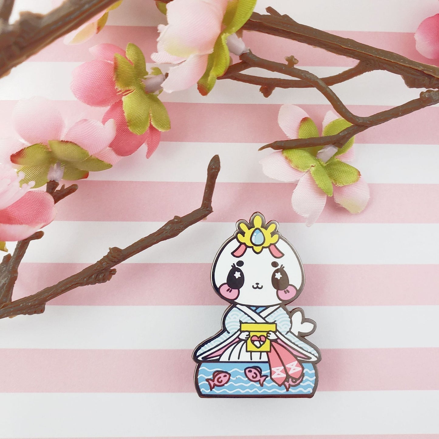 Girls Day Hinamatsuri Enamel Pins ~ Lady Harp Seal