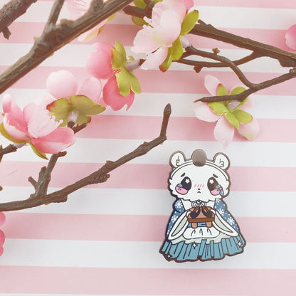 Girls Day Hinamatsuri Enamel Pins ~ Drunk Helper Polar Bear