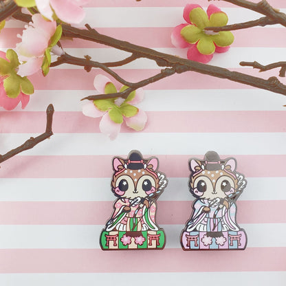 Girls Day Hinamatsuri Enamel Pins ~ Minister Fawn