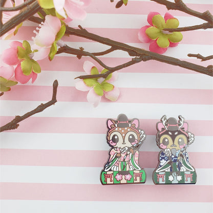 Girls Day Hinamatsuri Enamel Pins ~ Minister Fawn