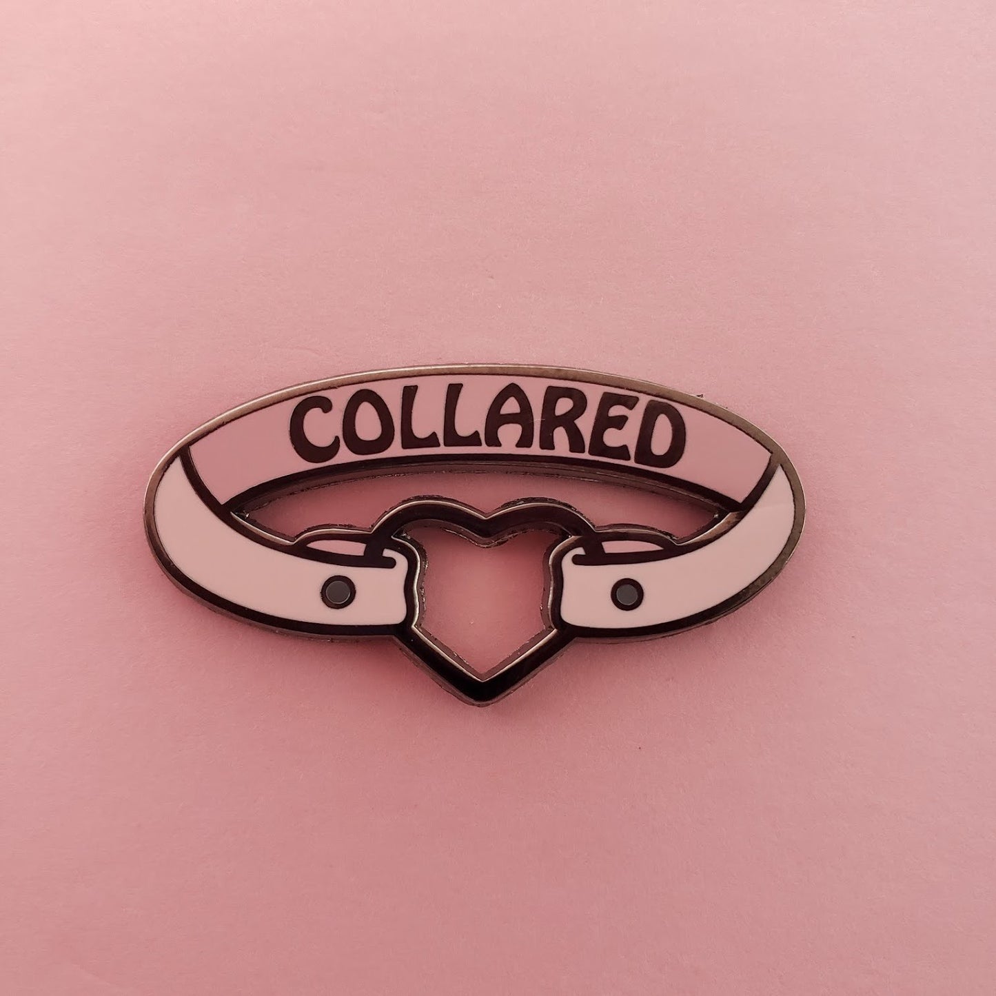 Collared Kinked Love enamel pin