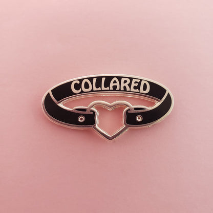 Collared Kinked Love enamel pin