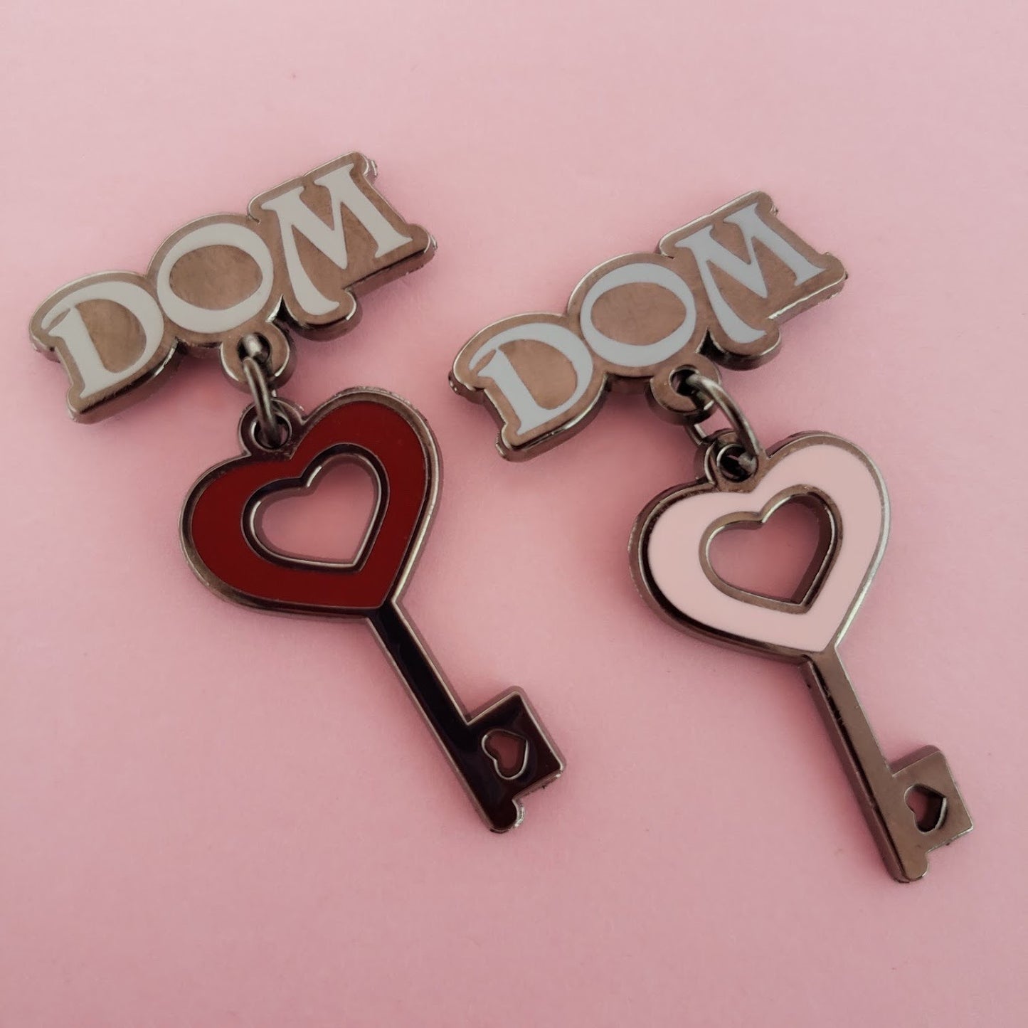 DOM Kinked Love enamel pin