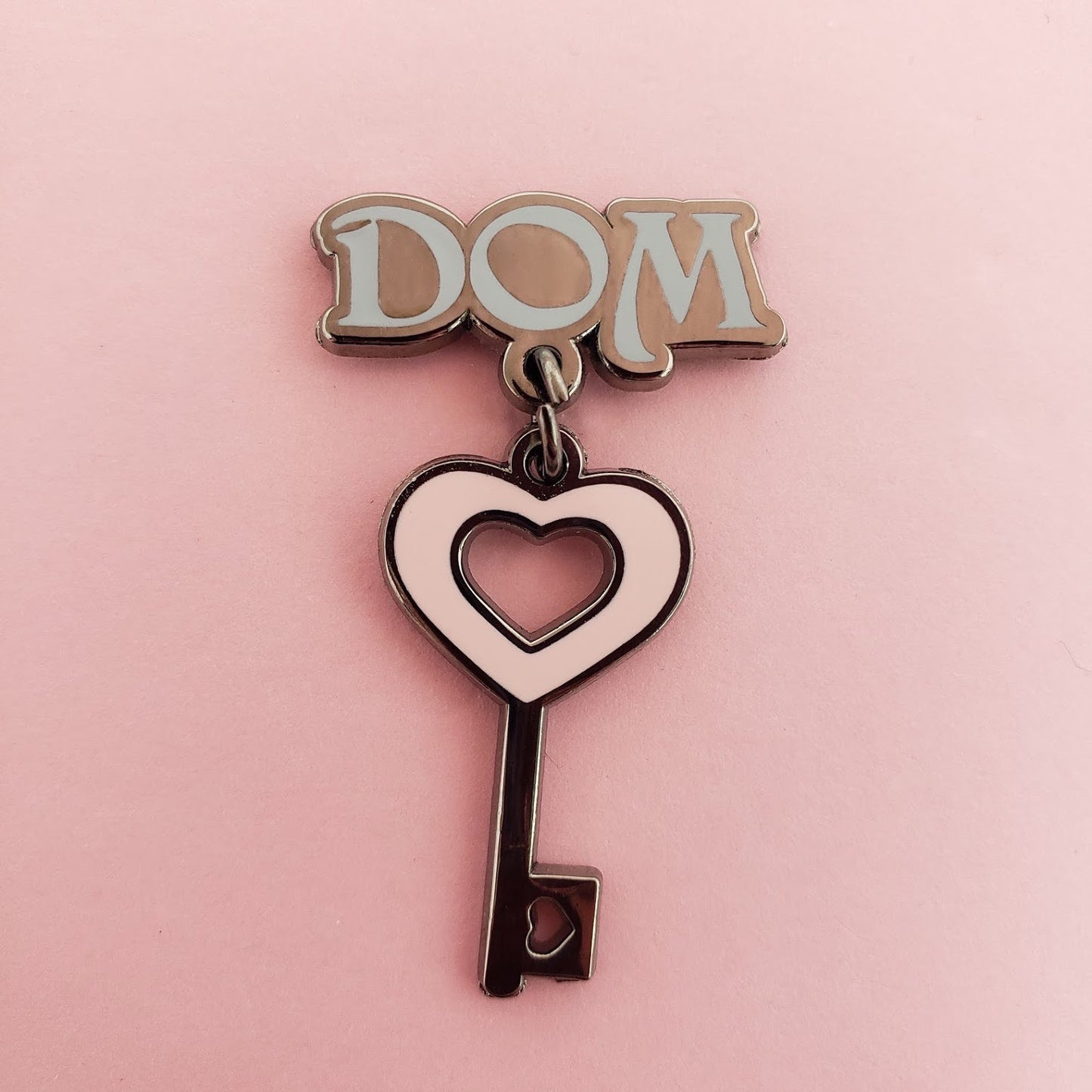 DOM Kinked Love enamel pin