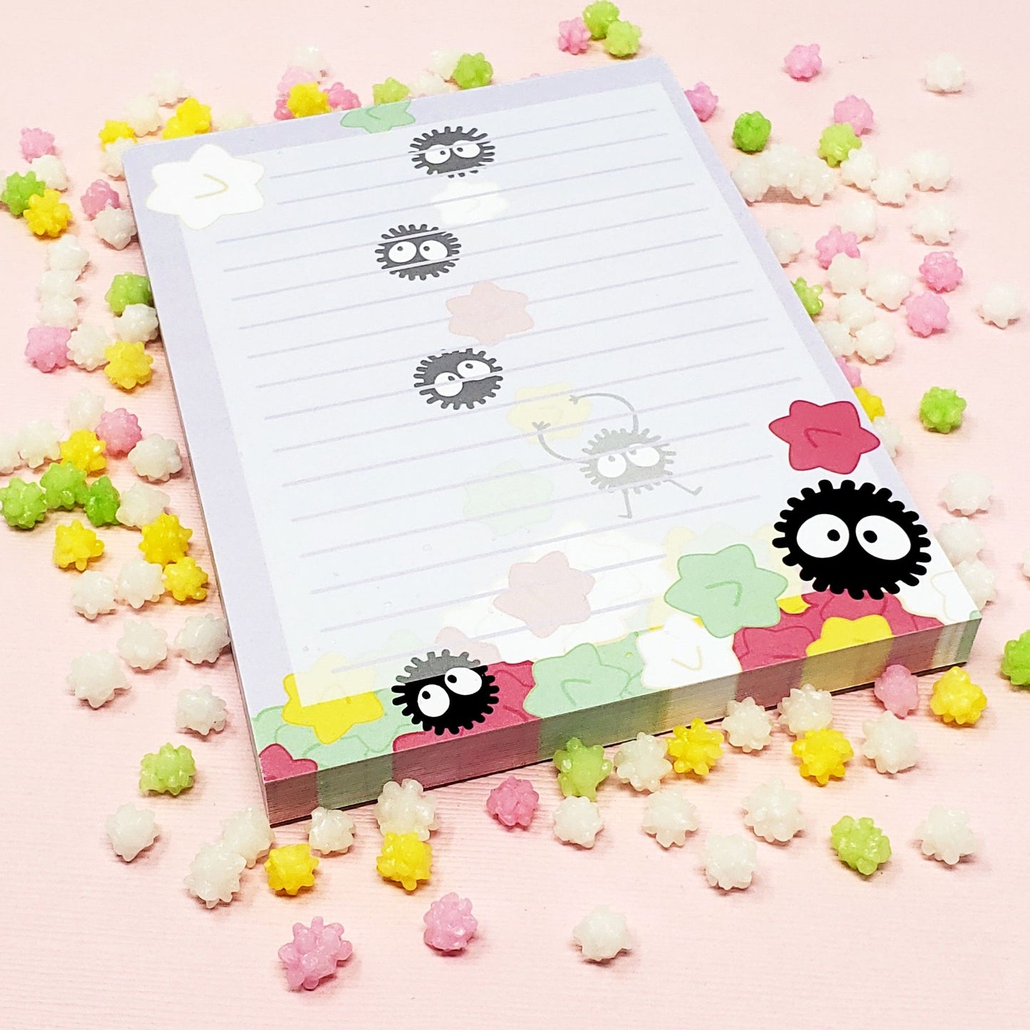 Soot Sprite Konpeito Notepad Stationary