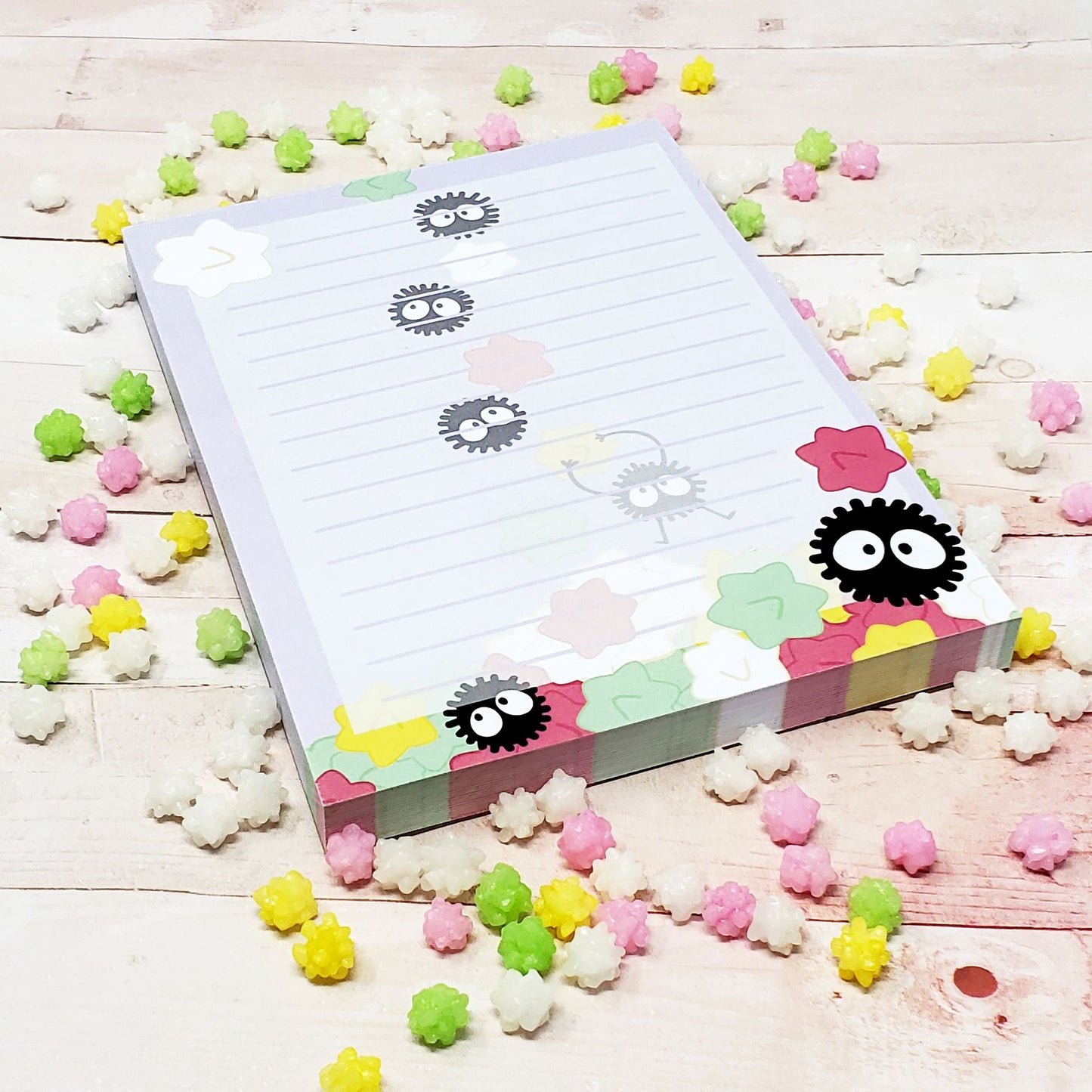 Soot Sprite Konpeito Notepad Stationary