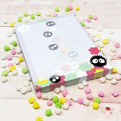 Soot Sprite Konpeito Notepad Stationary