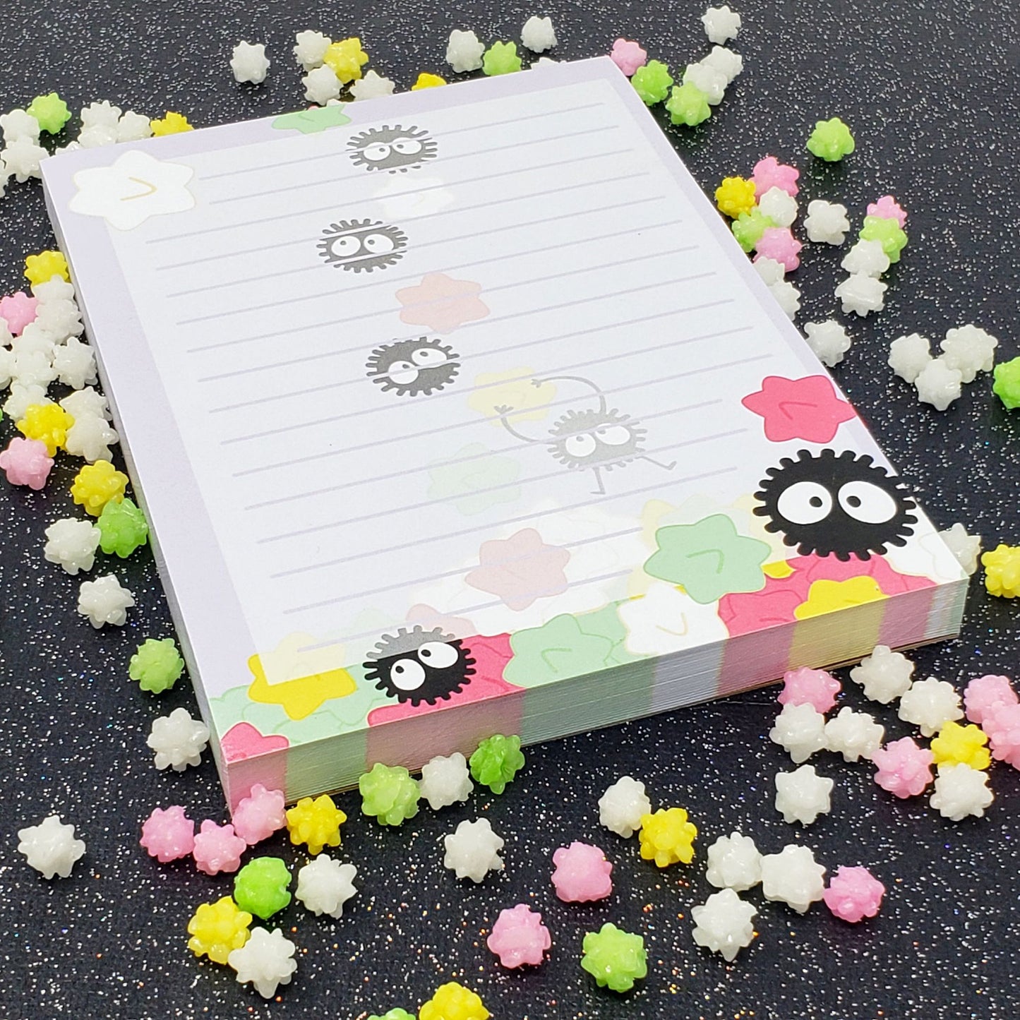 Soot Sprite Konpeito Notepad Stationary