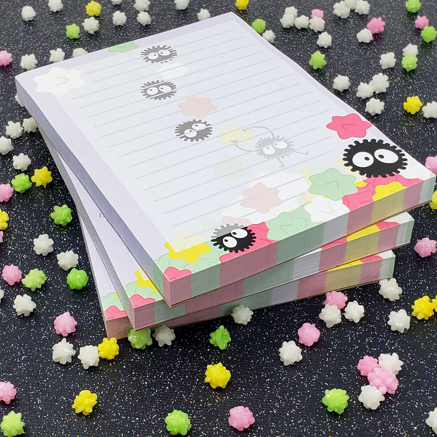 Soot Sprite Konpeito Notepad Stationary