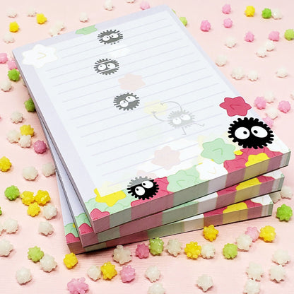 Soot Sprite Konpeito Notepad Stationary