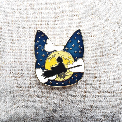 Moonlight Ride enamel pin