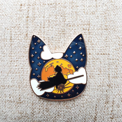 Moonlight Ride enamel pin