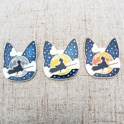 Moonlight Ride enamel pin