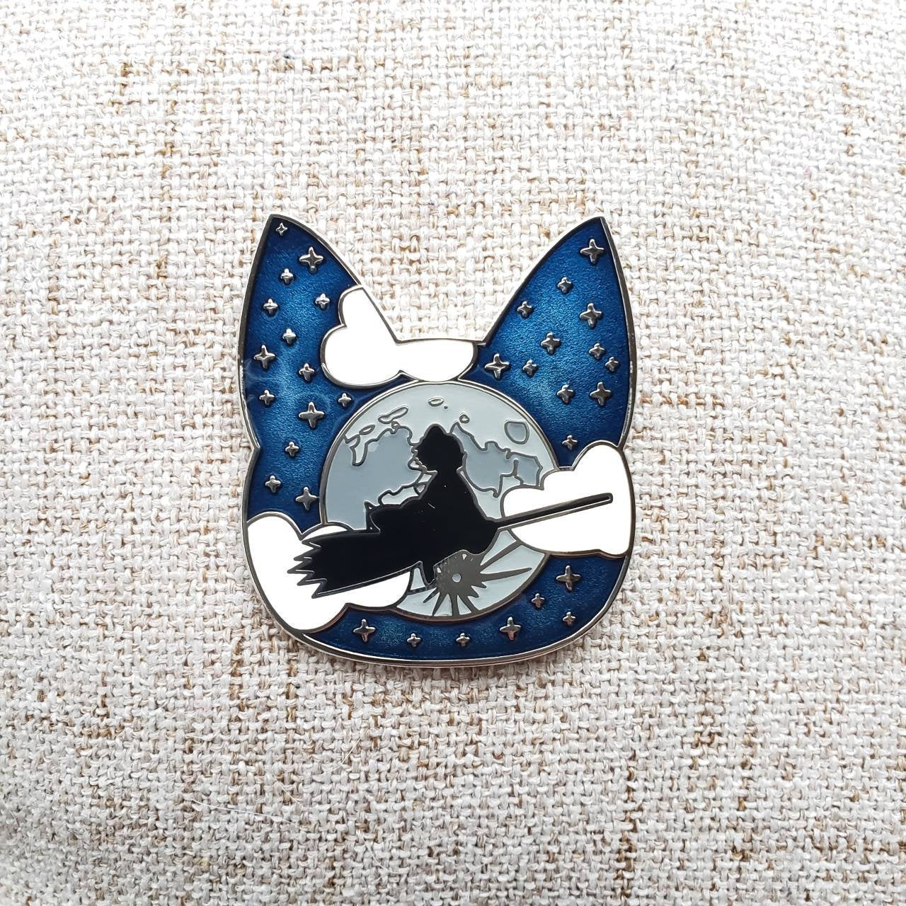 Moonlight Ride enamel pin