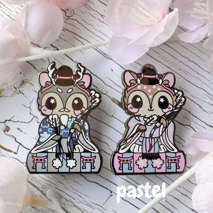 Girls Day Hinamatsuri Enamel Pins ~ Minister Fawn