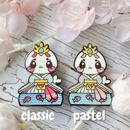 Girls Day Hinamatsuri Enamel Pins ~ Lady Harp Seal