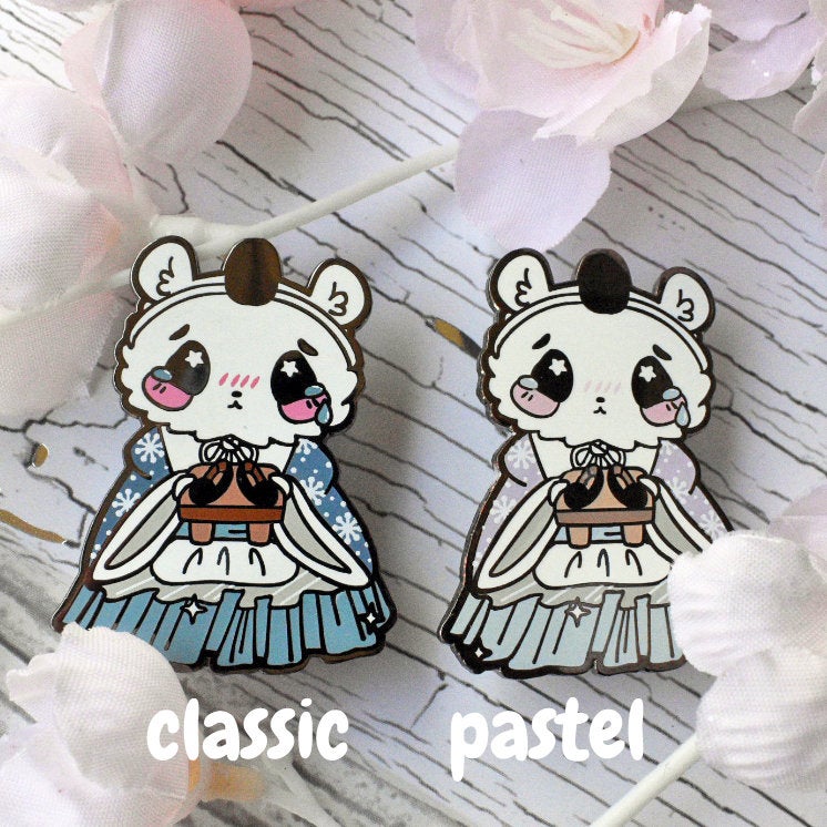 Girls Day Hinamatsuri Enamel Pins ~ Drunk Helper Polar Bear