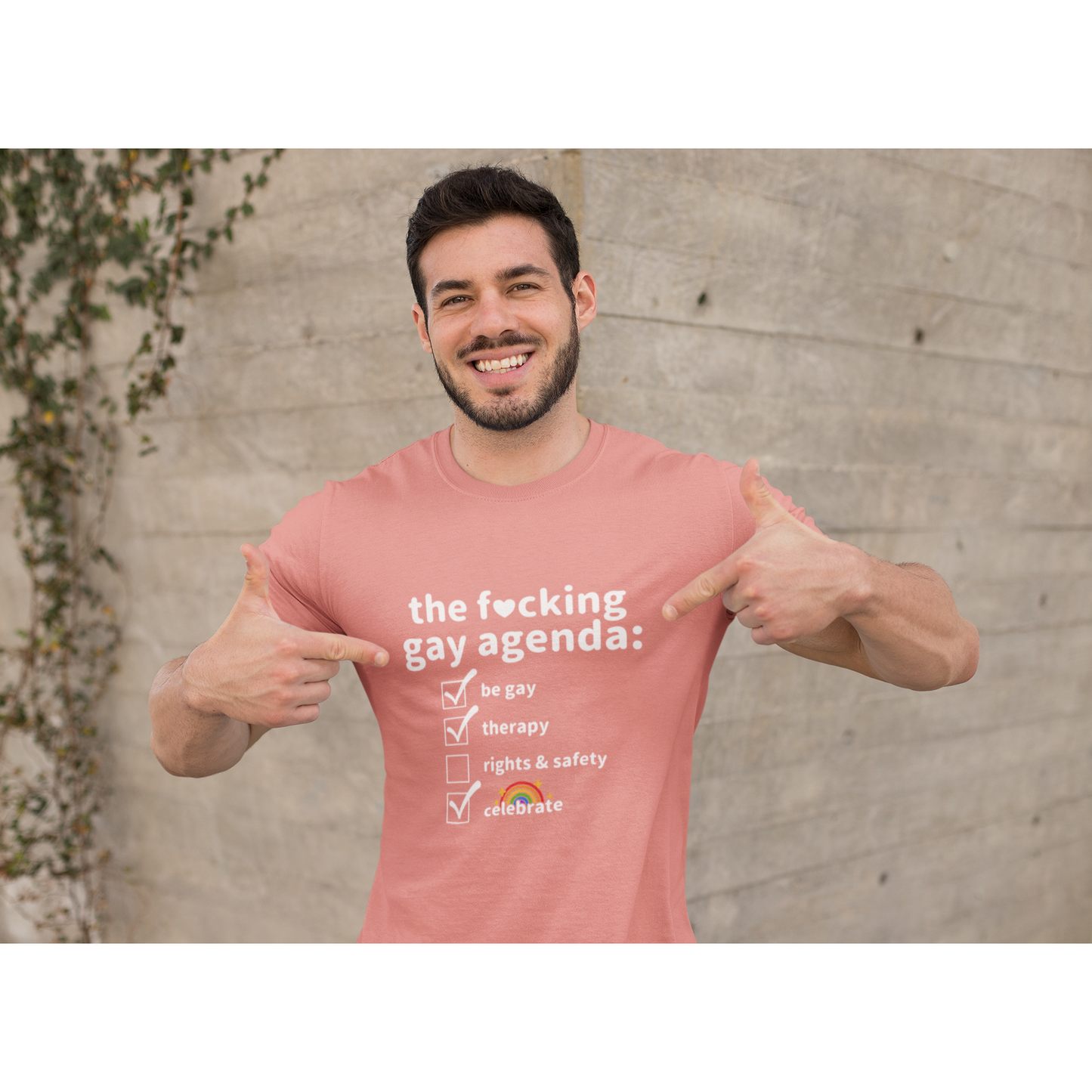 The F*cking Gay Agenda Shirt (4 colors S-5XL)