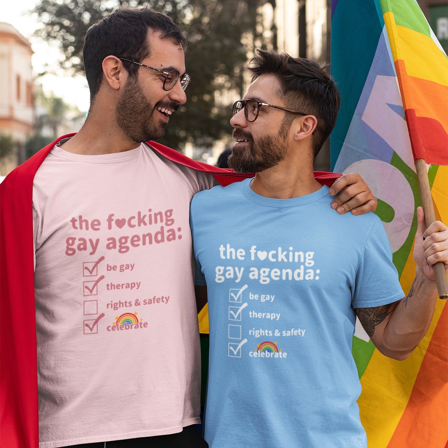 The F*cking Gay Agenda Shirt (4 colors S-5XL)