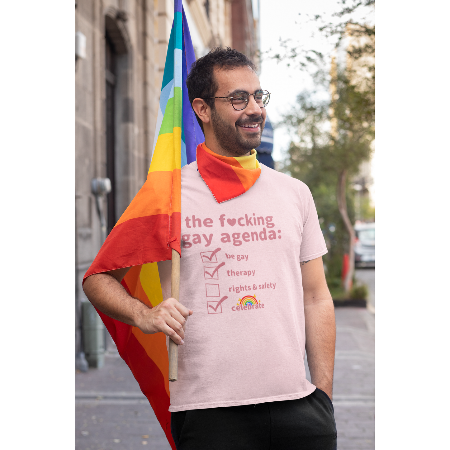 The F*cking Gay Agenda Shirt (4 colors S-5XL)