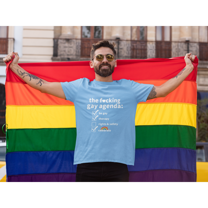 The F*cking Gay Agenda Shirt (4 colors S-5XL)